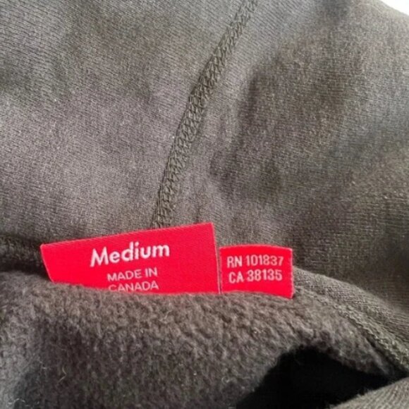 Supreme Micro Logo Black Hooded Sweatshirt - Picture 8 of 14